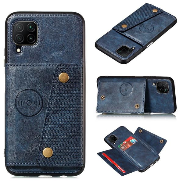 Samsung Galaxy A12 - Cover med kortholder Grå