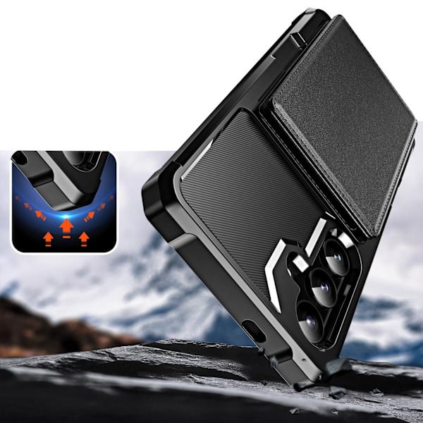 Samsung Galaxy S24 Plånboksfodral - Rymmer 4 Kort & Skyddar Perfekt