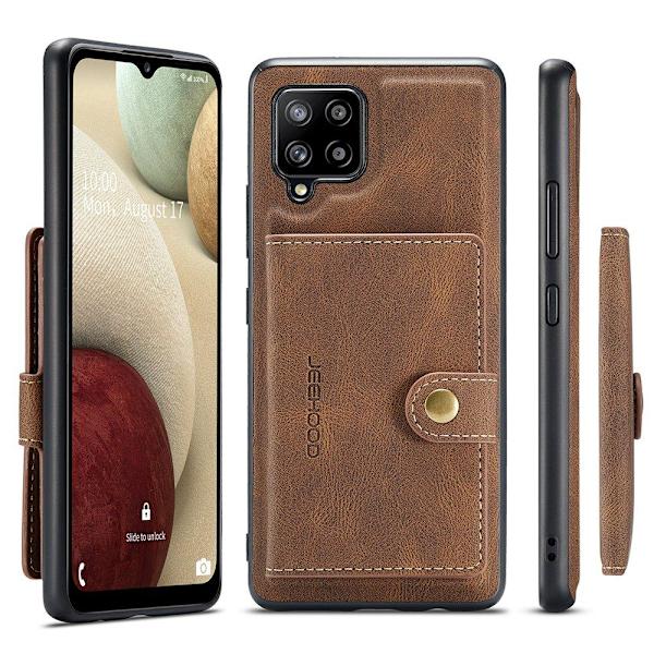 Samsung Galaxy A12 - Cover med kortholder Svart
