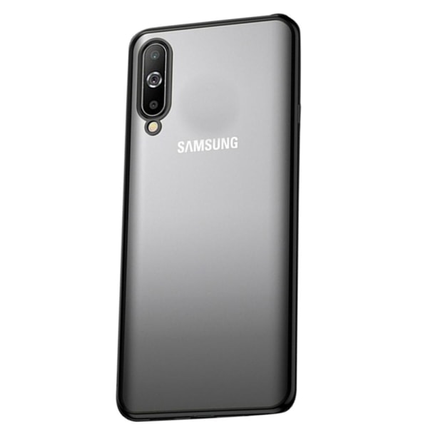 Samsung Galaxy A50 - Tyylikäs suojaava silikonikuori (FLOVEME) Black Svart