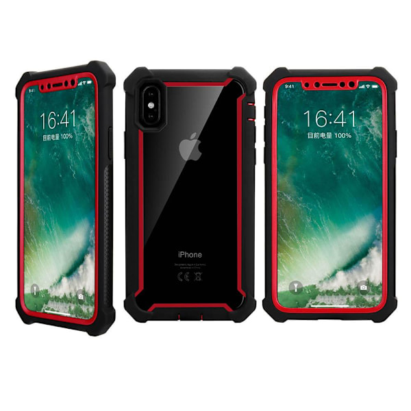 iPhone XR - Effektfullt EXXO Skyddsfodral med Hörnskydd Grå