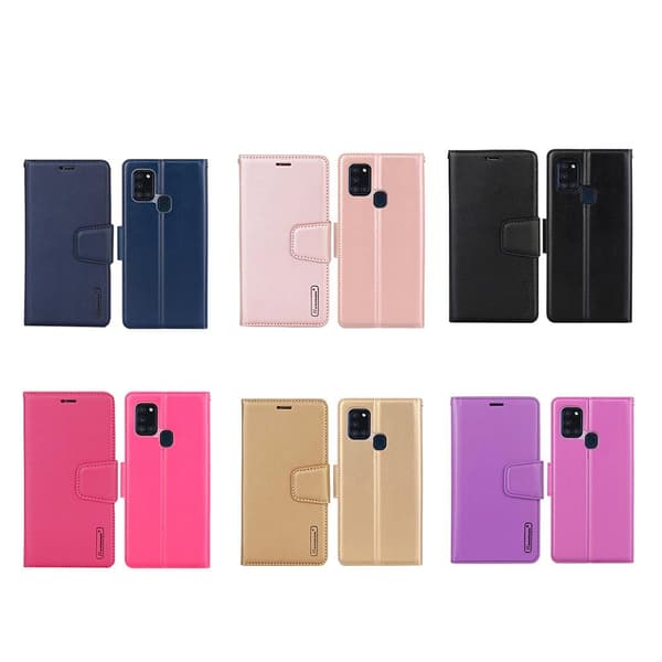 Samsung Galaxy A21S - HANMAN Wallet etui Svart