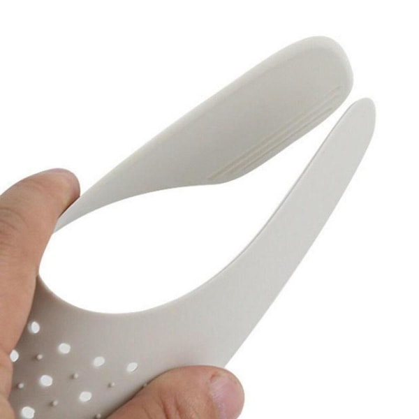 1-Par Anti-Crease Sneaker Shield Skoskydd Gul L