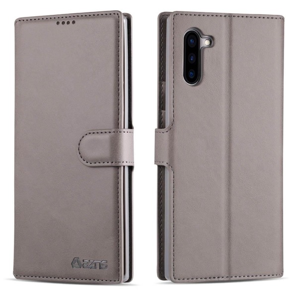 Samsung Galaxy Note10 - Praktiskt Yazunshi Plånboksfodral Grå Grå
