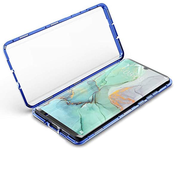 Samsung Galaxy A20E - Dobbelt magnetisk cover Grön