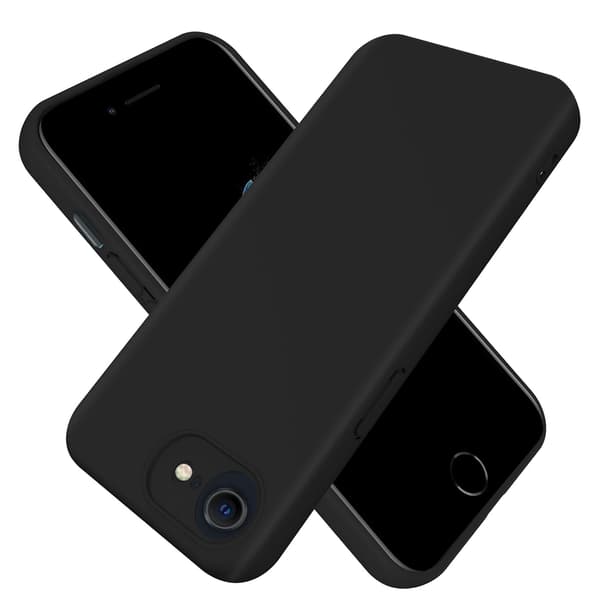 iPhone 16 E  Skyddsskal matt svart med exakt passform