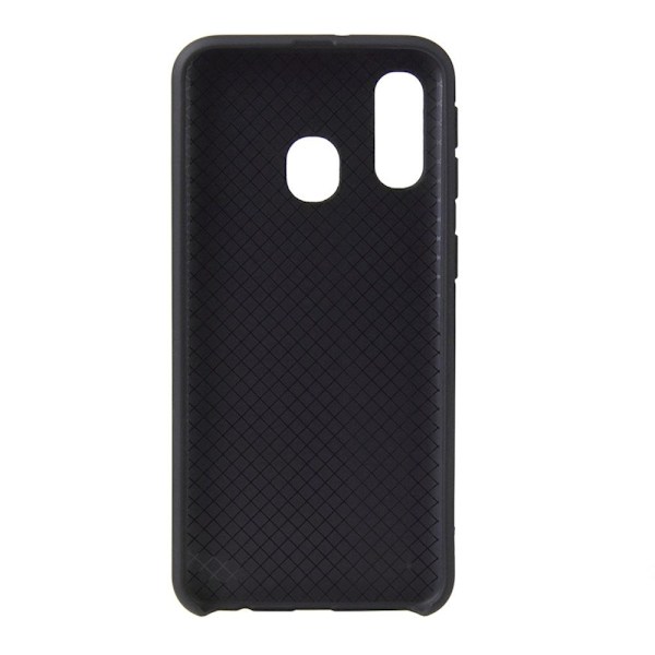 Samsung Galaxy A40 - Skyddande Matt Silikonskal Svart