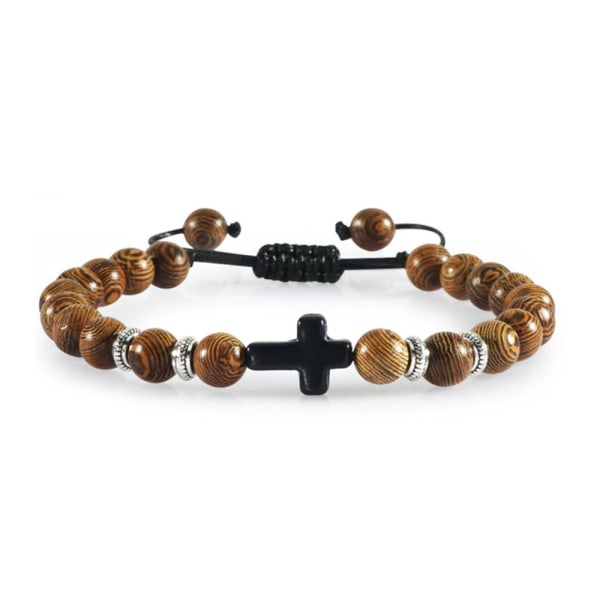 Högkvalitets Unikt Hållbart Kularmband Wooden Beads
