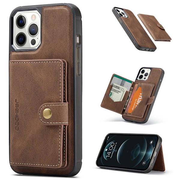 iPhone 12 Pro Max - Cover med kortrum Svart