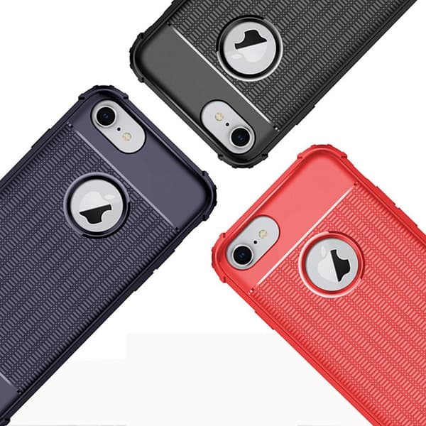 Smart Skyddsskal från LEMAN (Värmeavledande) iPhone 7 Röd