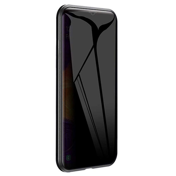 Samsung Galaxy A20E - Dubbelt Magnetiskt Skal Silver