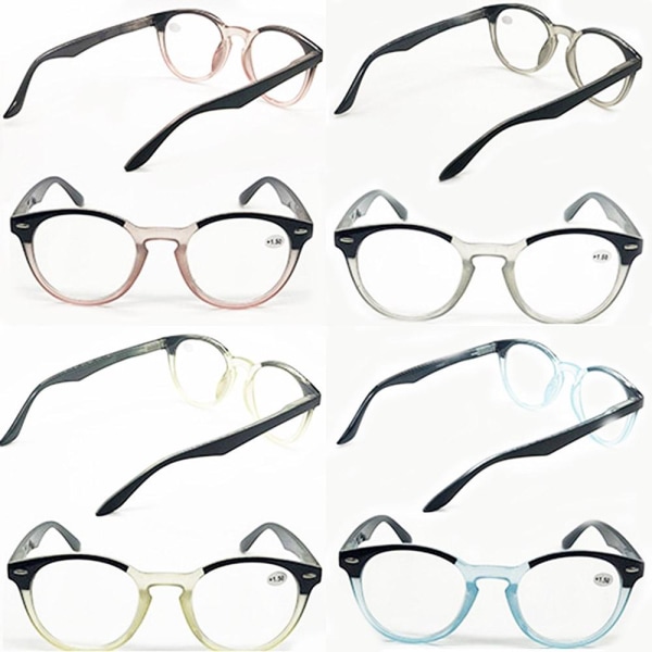 Praktiska Bekväma Läsglasögon UNISEX Gul +3.5
