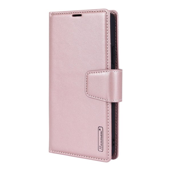 Samsung Galaxy S24 plus - Stilrent 2-1 Hanman Plånboksfodral Pink gold