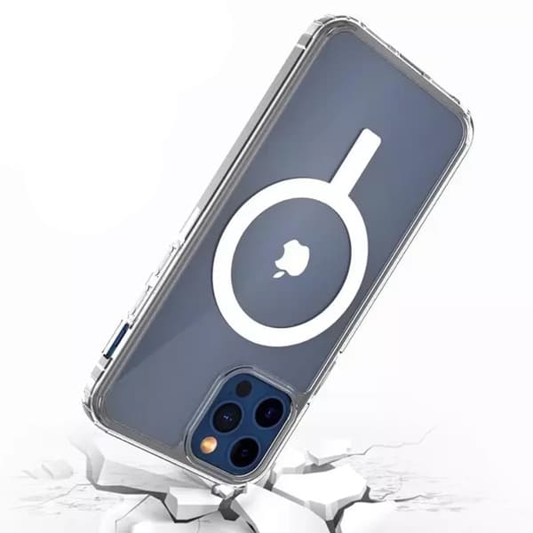 iPhone 12 Pro - FLOVEME Silikonskal Genomskinlig