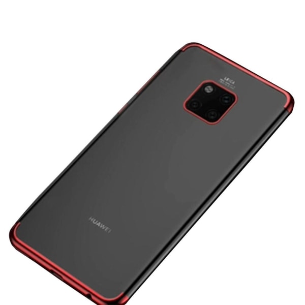 Effektfullt Skal av mjuk Silikon till Huawei Mate 20 Pro Röd