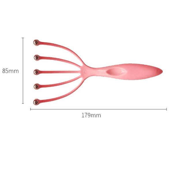 Stimulerande Huvudmassage Verktyg Rosa