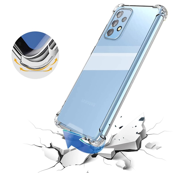 Samsung Galaxy A53 5G - Floveme Etui Genomskinlig