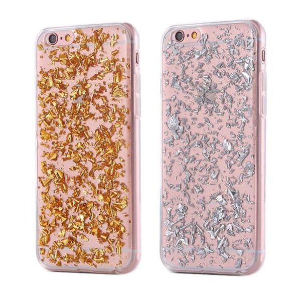 iPhone  6/6S - Exklusivt Elegant Crystal-flake skal FLOVEME PinkGold Roséguld