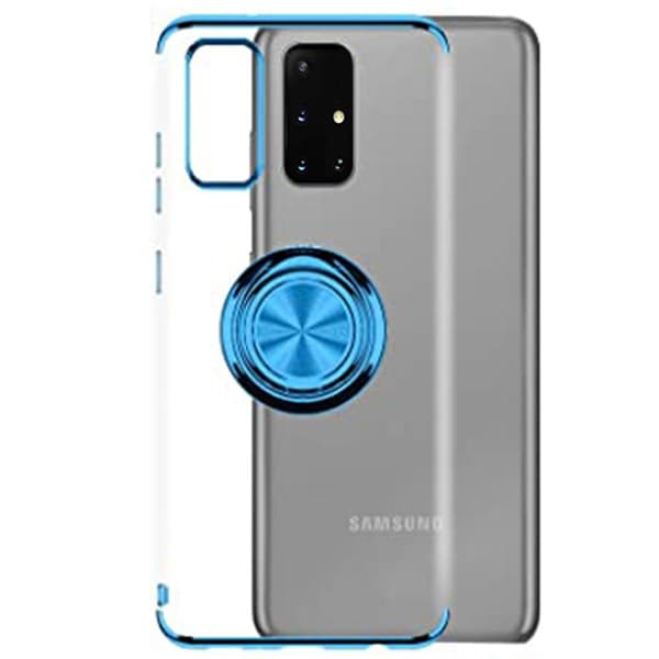 Samsung Galaxy A51 - Beskyttelsescover med ringholder Röd