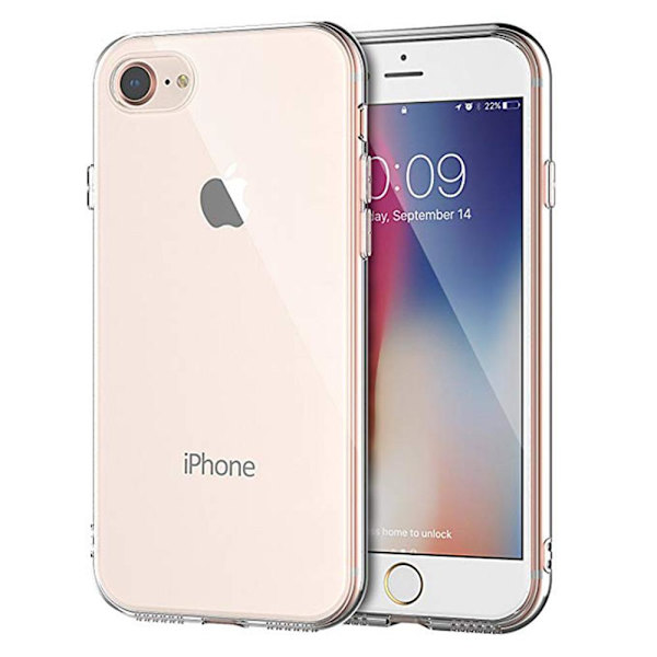 iPhone 6Plus / iPhone 6S Plus - Skyddande Silikonskal FLOVEME Transparent/Genomskinlig