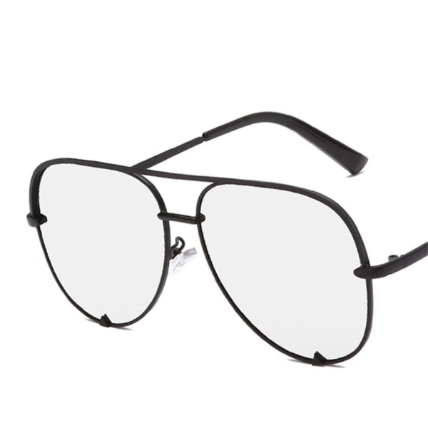 Elegante solbriller som er polariserte Svart/Silver