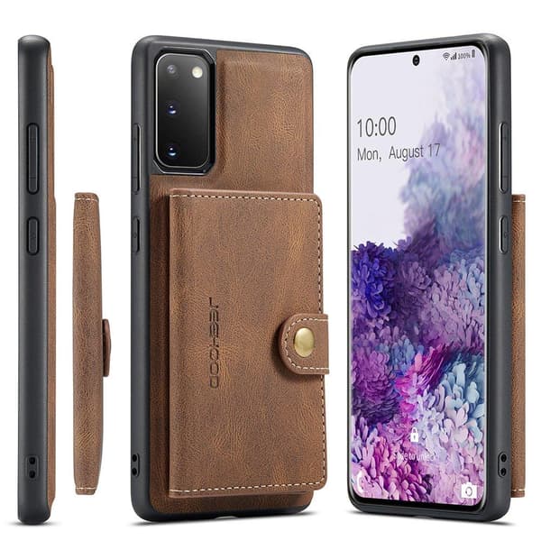 Samsung Galaxy S20 FE - Cover med kortrum Röd