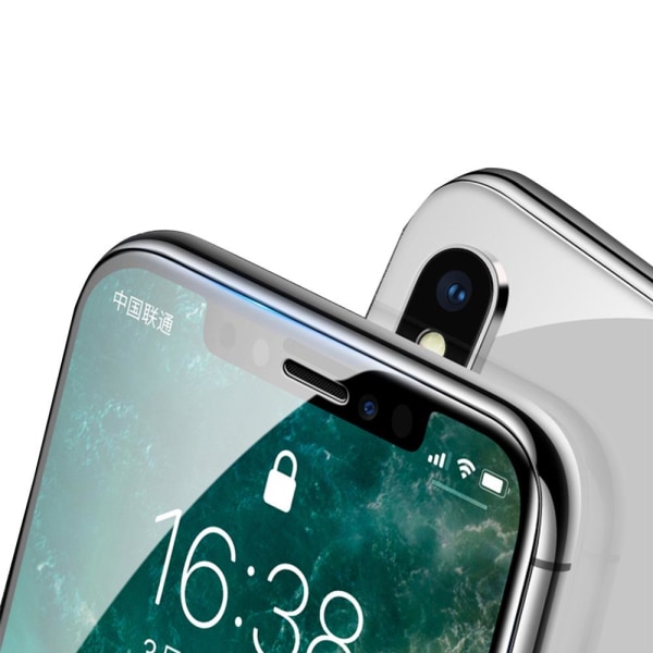 iPhone 11 näytönsuoja 2.5D kehys 9H 0.3mm Transparent Svart