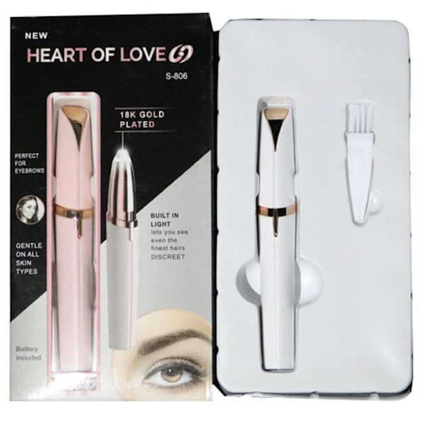 Elegant Praktiskt Skonsam Epilator Röd