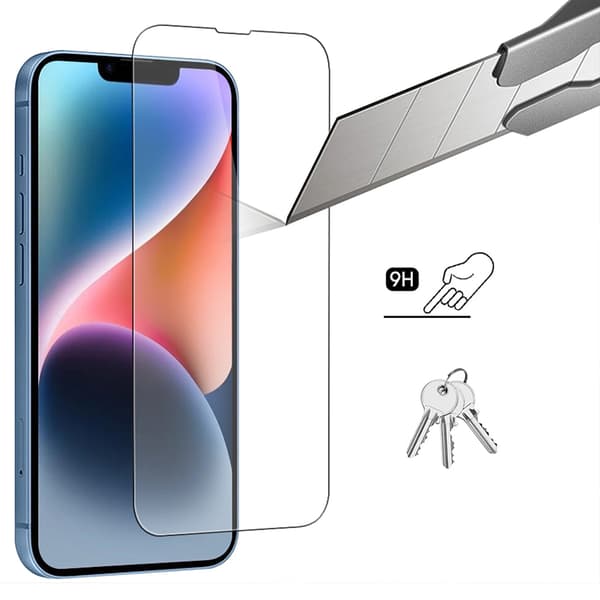 iPhone 16E 2-pack skärm & linsskydd  Tunt & tåligt Transparent
