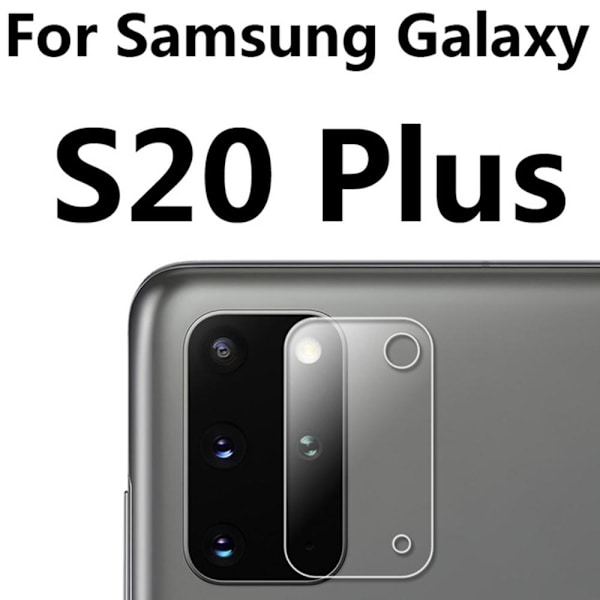 S20 Plus Högkvalitativt HD-Clear Ultratunt Kameralinsskydd Transparent