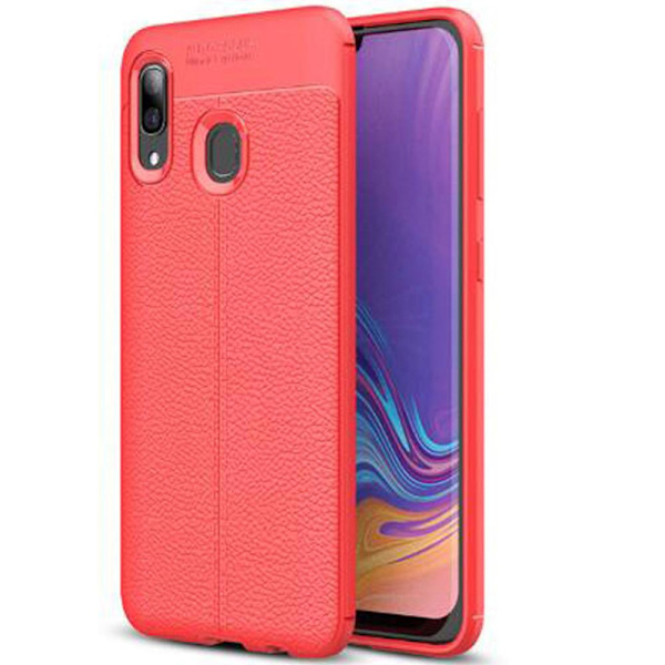 Samsung Galaxy A40 - Auto Focus Stötdämpande Silikonskal Svart