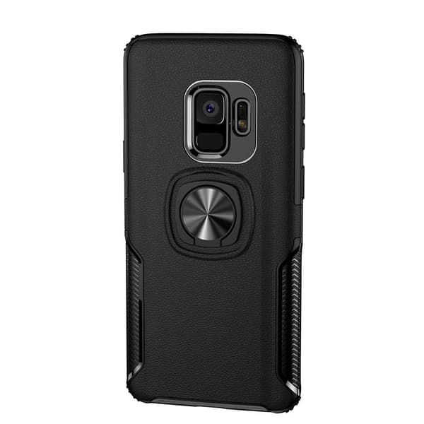 Samsung Galaxy S9 - Stilrent Skal med Ringhållare Guld Guld