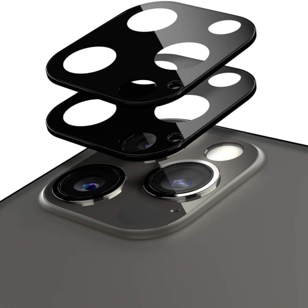 3-PACK iPhone 14 Pro - Kameralinsedeksel 2,5D HD-Clear 0,4mm Transparent