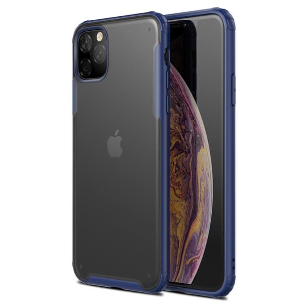 iPhone 11 Pro Max - Skyddande Bumper Skal (Wlons) Svart Svart