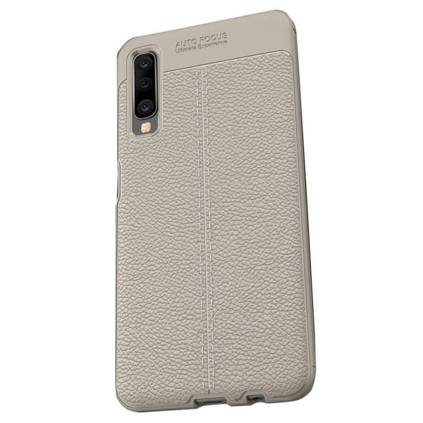 Samsung Galaxy A70 - Beskyttelsescover i TPU silikone Grey Grå