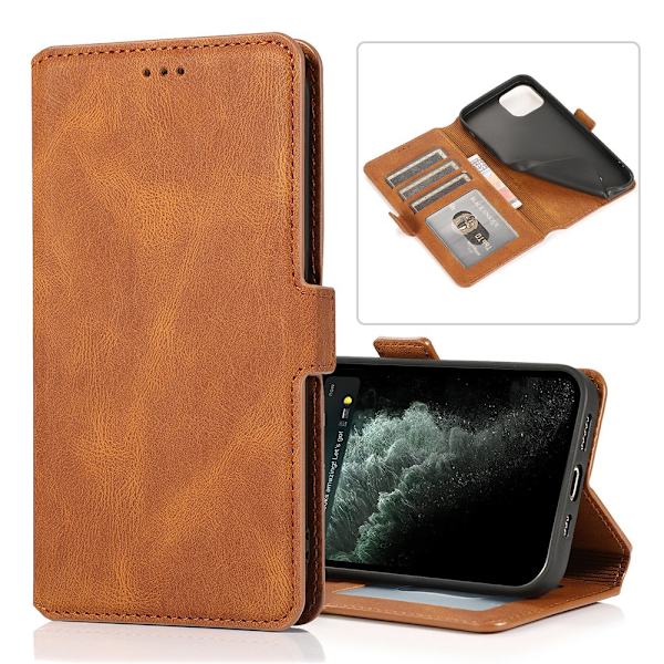 iPhone 14 Plus - Elegant Praktiskt Plånboksfodral Mörkgrön