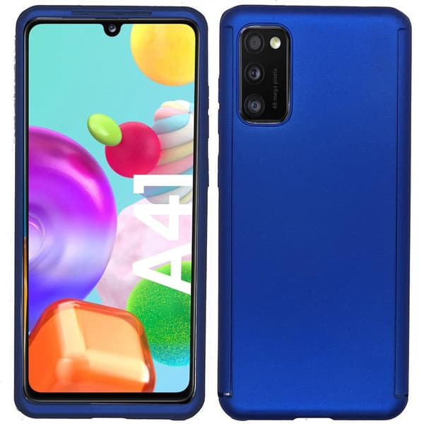 Samsung Galaxy A41 - Dubbelskal (FLOVEME) Blå Blå