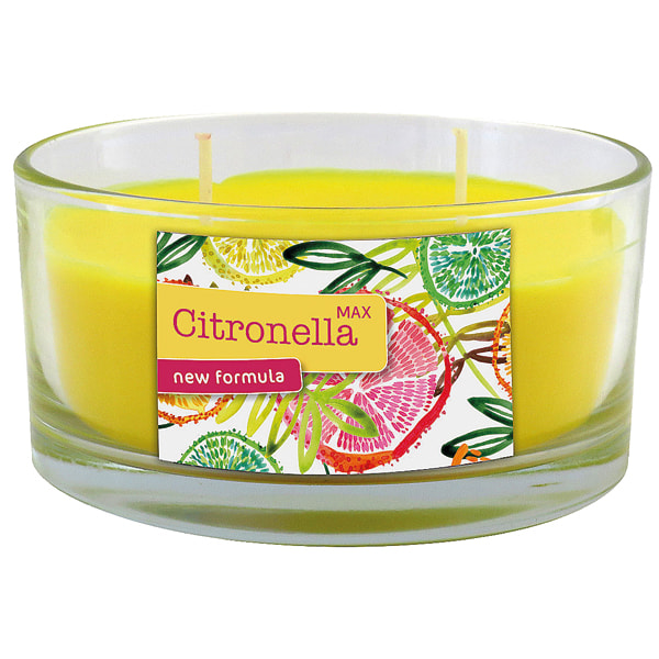 Effektiv Myggavvisare Citronellaljus i Glas