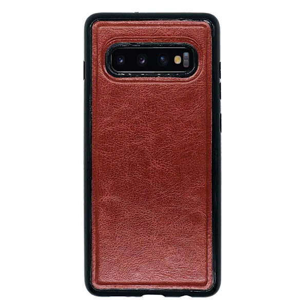 Samsung Galaxy S10 Plus - Praktiskt Plånboksfodral FLOVEME Roséguld