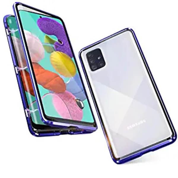 Samsung Galaxy A71 - Magnetisk dobbeltcover Svart