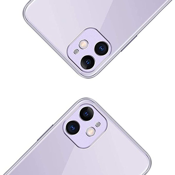 iPhone 11 2-PACK Bakre Kameralins Skärmskydd 9H 2.5D FullCover Transparent/Genomskinlig