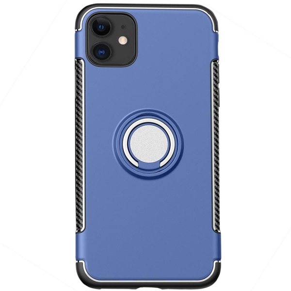 iPhone 12 - Praktisk cover med ringholder FLOVEME Blue