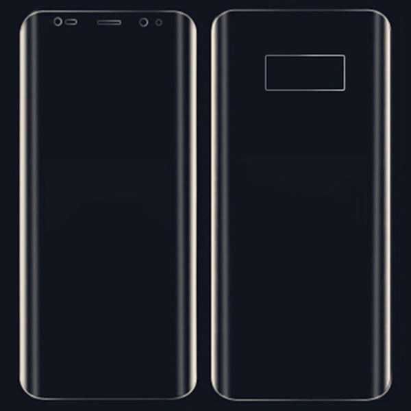 S8+ 3-PACK Skärmskydd Fram- & Baksida 9H Nano-Soft HD-Clear Transparent/Genomskinlig Transparent/Genomskinlig