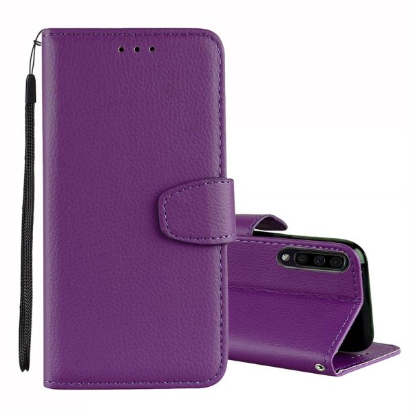 Samsung Galaxy A70 - Käytännöllinen NKOBEE-lompakkokotelo Purple Lila