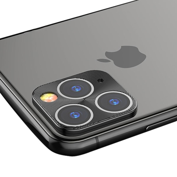 iPhone 11 Pro Ultra Thin HD-kameraobjektivramme Svart