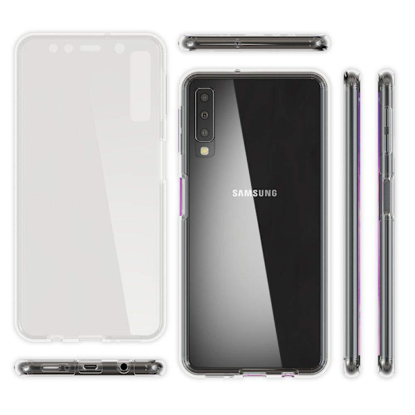 Samsung A50 | 360° TPU Silikonfodral | Heltäckande Skydd Rosa