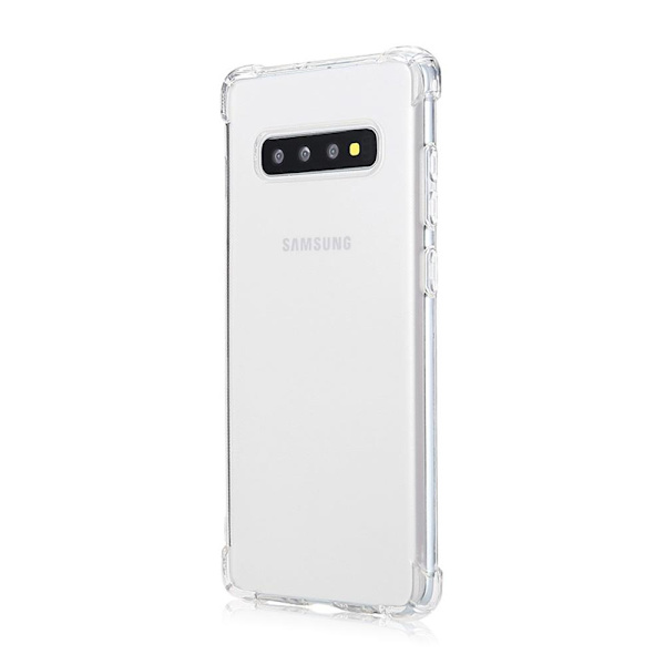 Samsung Galaxy S10 - Floveme's Stötdämpande Silikonskal Svart/Guld