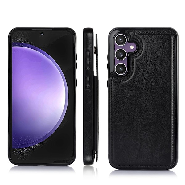Nya Samsung Galaxy S23 FE - Stilrent Skal med Plånbok/Kortfack Vit