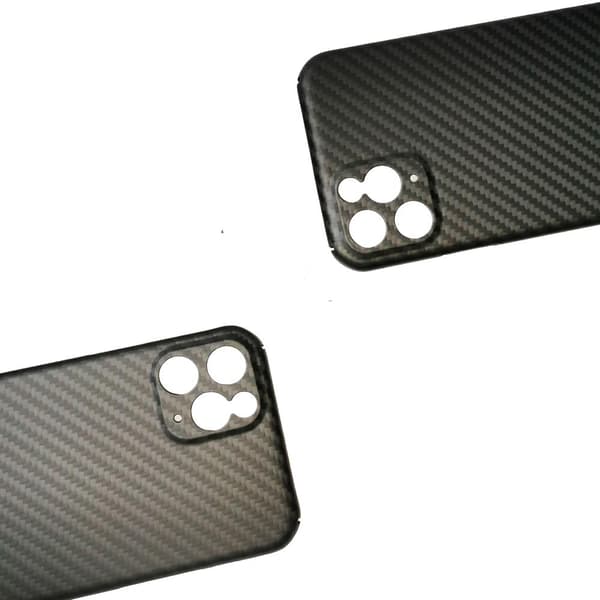 iPhone 11 Pro Max - Skyddsskal Karbon Design Svart