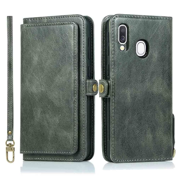 Samsung Galaxy A40 - Pung etui Dobbelt funktion Brun